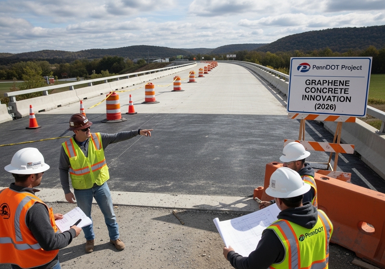 Graphene Concrete for PennDOT Projects — What Pennsylvania Contractors Need to Know (2026)