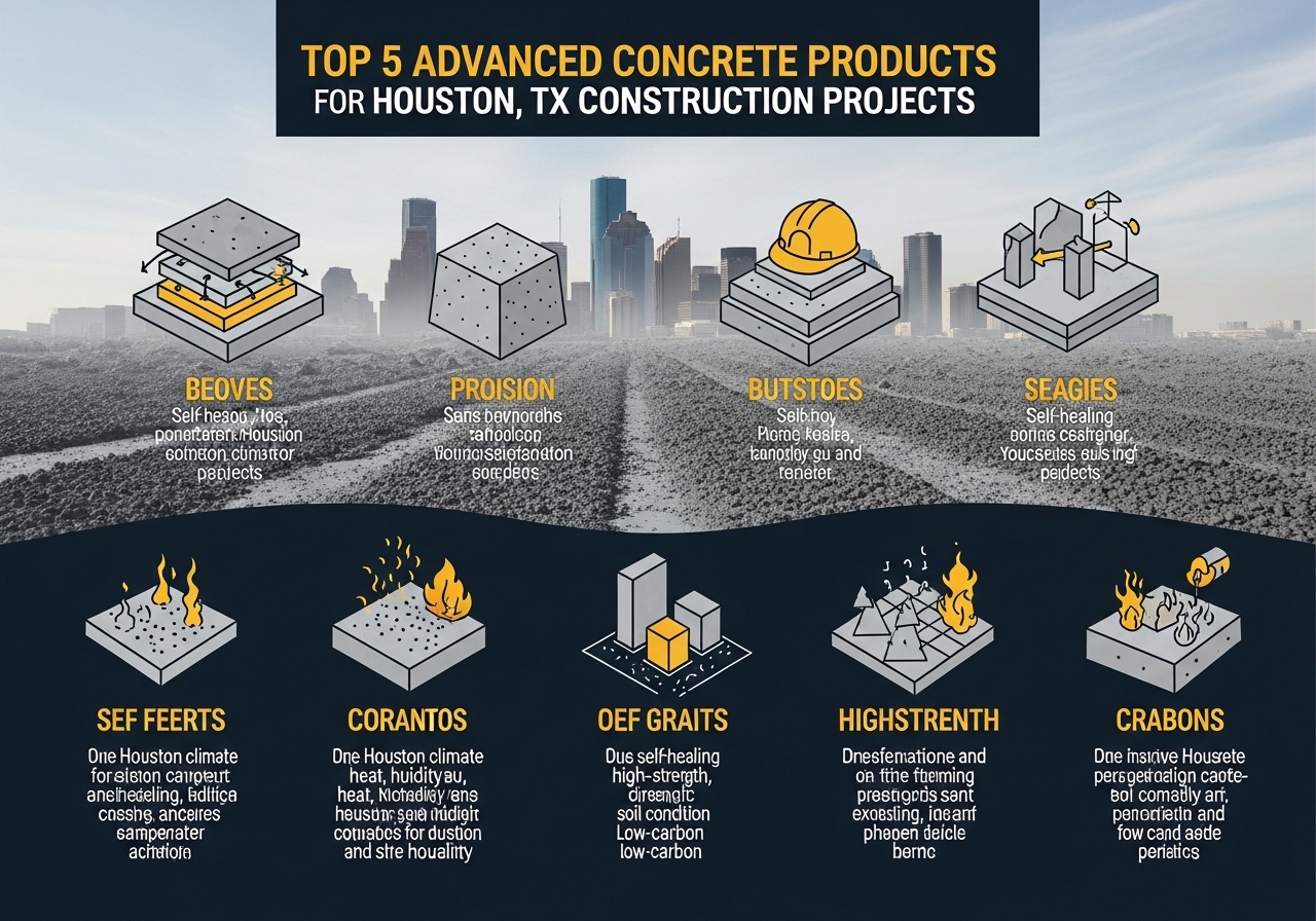 Top 5 Advanced Concrete Products for Houston TX Construction Projects (2026)